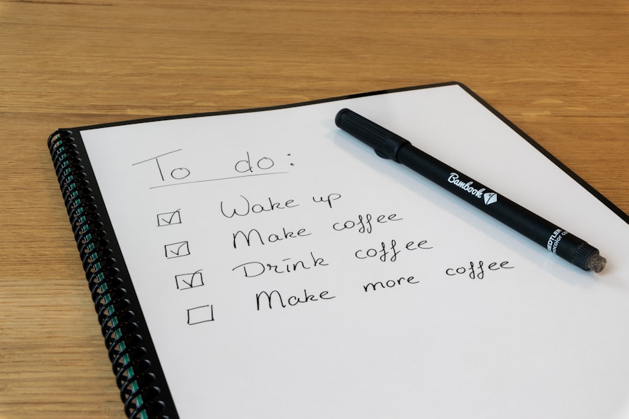 Photo travel checklist