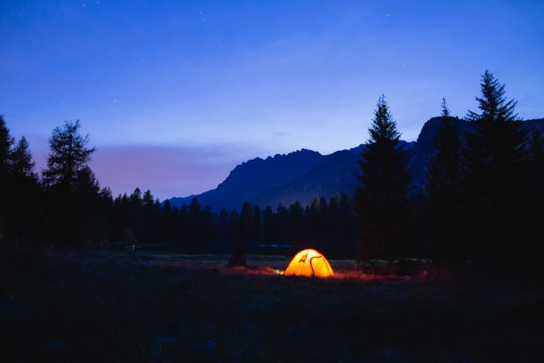 Photo solo camping