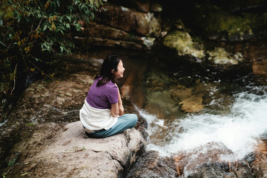 Photo nature healing wellbeing outdoors