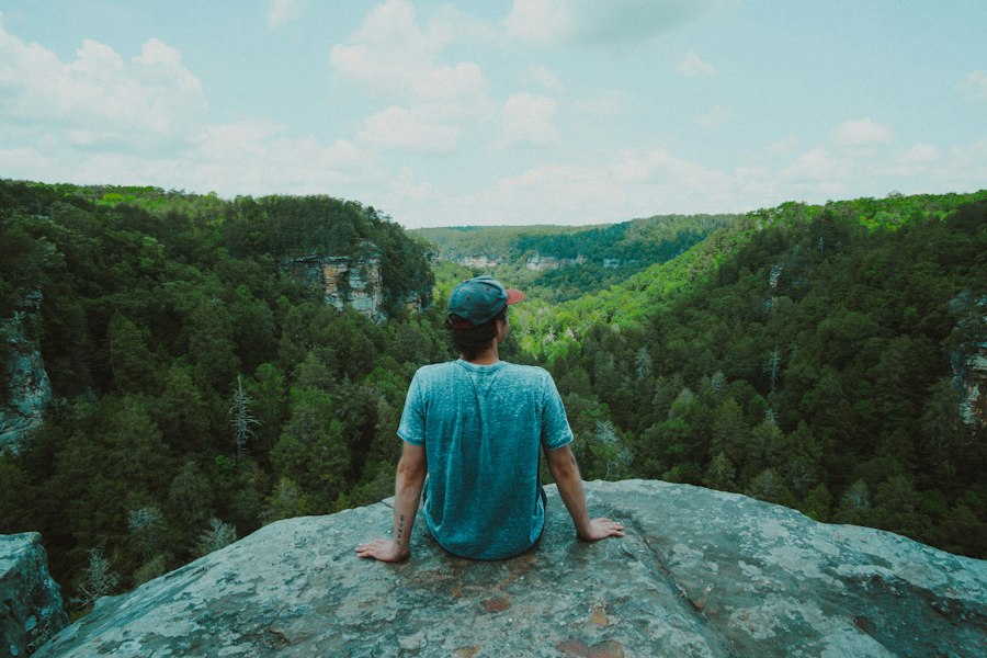 Photo outdoor nature therapy for life clarity